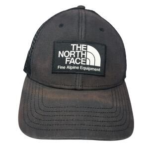 The North Face Fine Alpine Equipment Snapback Trucker Hat Black OS Mesh Back